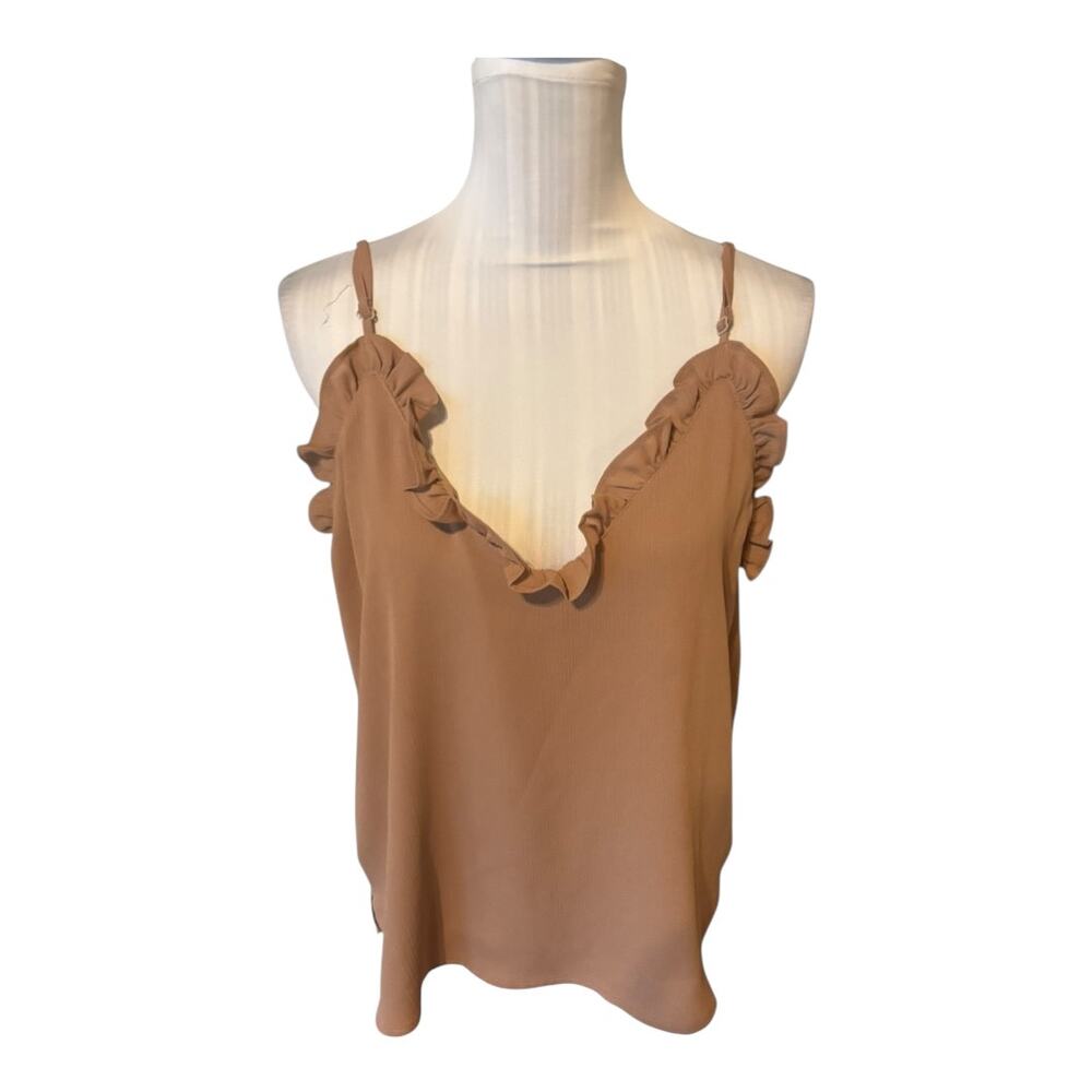 Wishlist Apparel Tan Cami Blouse Size L
